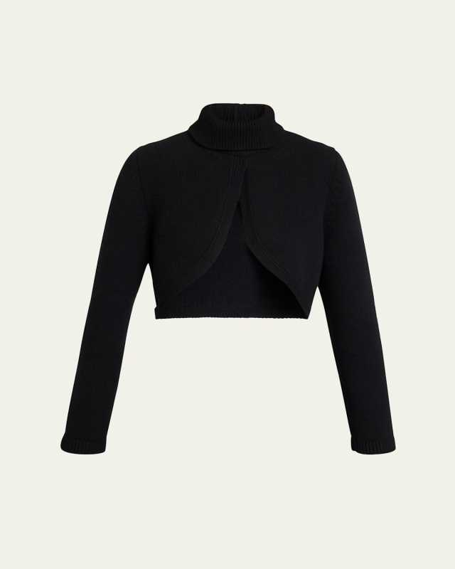 Cashmere-Blend Knit Cutout Sweater
